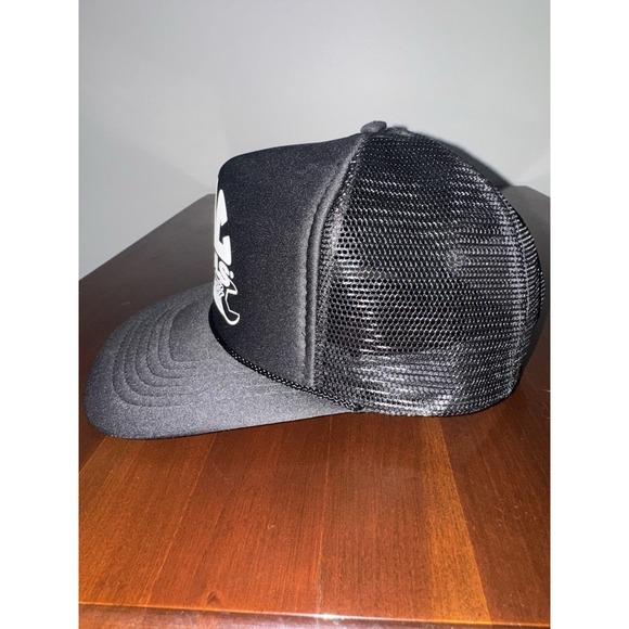 Vintage Mac Tools Motorsports Trucker Hat Snapback Black Mesh Sportsman Made USA - Picture 2 of 6